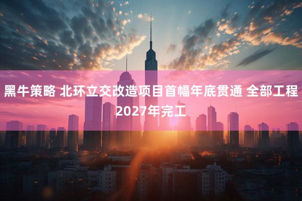 黑牛策略 北环立交改造项目首幅年底贯通 全部工程2027年完工